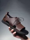 Breathable Leather Casual Sandals
