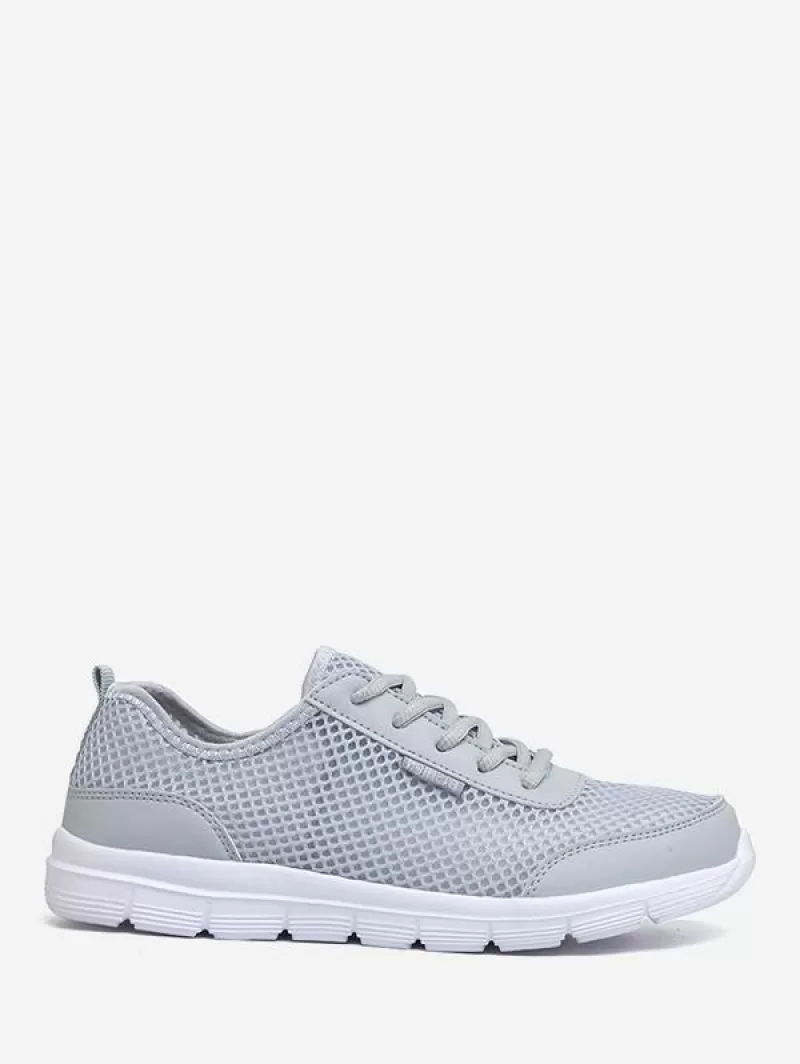 Breathable Lightweight Solid Color Sneakers