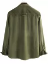 Button Up Corduroy Pocket Shirt