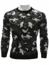 Camouflage Crew Neck Sweater