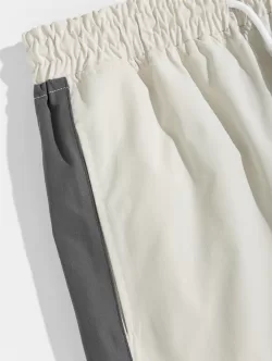 Casual Color Spliced Pocket Cargo Pants