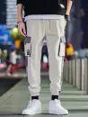 Casual Color Spliced Pocket Cargo Pants