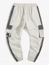 Casual Color Spliced Pocket Cargo Pants