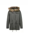 Casual Parka Coats Military Faux Fur Hooded Trench Jackets