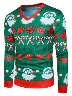 Christmas Pattern Ugly T-shirt