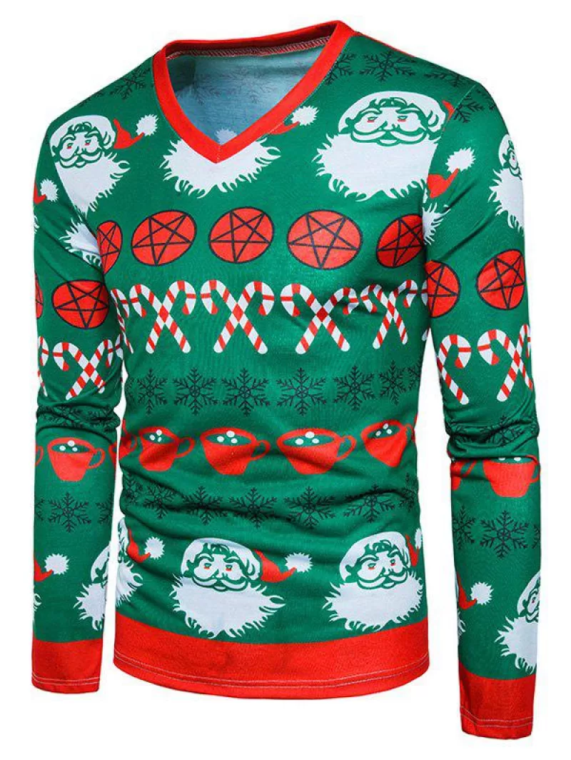 Christmas Pattern Ugly T-shirt