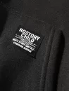Color-blocking Letter Patch Detail Pouch Pocket Fleece Hoodie