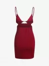 Colorblock Cut Out Mini Bodycon Dress