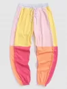 Colorblock Pocket Casual Beam Feet Sweatpants