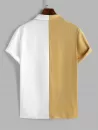 Colorblock Texture Corduroy Shirt