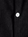 Corduroy Button Up Fake Pocket Short Sleeve Shirt