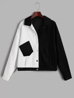 Corduroy Two Tone Pocket Jacket