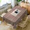 Dog Geometric Print Waterproof Table Cloth