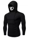 Fashion Drawstring Scare Mask Hoodie For Man