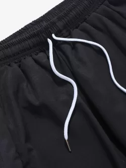 Fire Flame Print Elastic Waist Graphic Sweatpants
