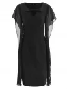 Flowing Sleeve Slim Fit Dress