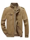 Fluffy Lined Warm Stand Collar Pockets Jacket