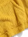 Frog Button Ribbed Fuzzy Hoodie