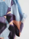 Geometric Print Short Sleeve Pocket Shirt