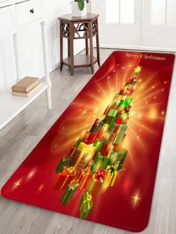 Gifts Christmas Tree Print Home Floor Mat