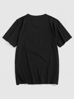 Graffiti Joker Face Pattern Funny T-shirt