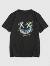 Graffiti Joker Face Pattern Funny T-shirt