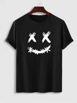 Grimace Graphic Cotton T-shirt With Drawstring Shorts Two Piece Set