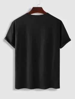 Grimace Graphic Cotton T-shirt With Drawstring Shorts Two Piece Set
