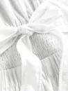 Halter Smocked Backless Bowknot Romper