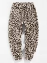 Leopard Pattern Faux Fur Fluffy Pants