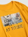 Letter Photograph Print Graphic T-shirt