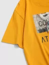 Letter Photograph Print Graphic T-shirt
