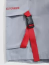 Letter Print Bucket Strap Design Cargo Shorts