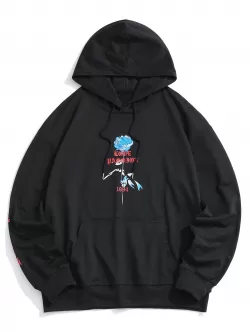 Love Passion Flower Front Pocket Hoodie