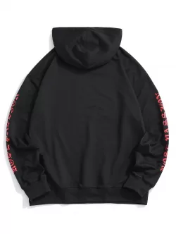 Love Passion Flower Front Pocket Hoodie