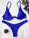 Matching Couple Swimwear V Wired Bikini And Coconut Palm Hawaiian Beach Shorts