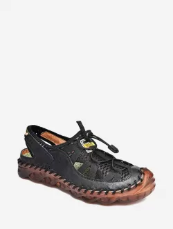 Men Cut Out Breathable Mesh Casual Sandals