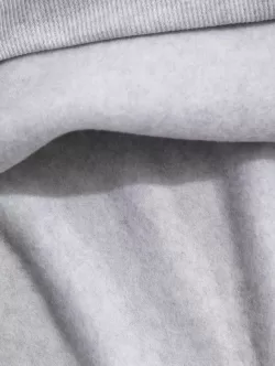 Mock Graphic Print Fleece Hoodie