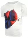 Muscle 3d Print Round Collar Tee