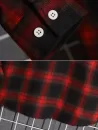 Plaid Drop Shoulder Long Sleeve Shirt