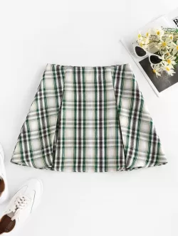 Plaid Mini Skirt
