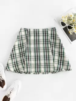 Plaid Mini Skirt
