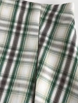 Plaid Mini Skirt