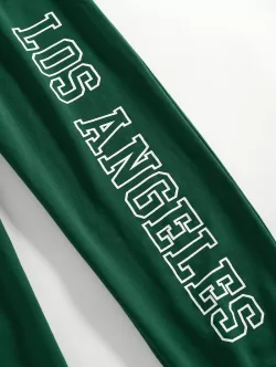Pocket Los Angeles Graphic Jogger Pants