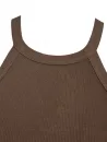 Ribbed Cami Bodysuit With Thumbhole Shrug Top