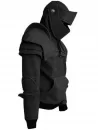 Solid Color Men's Retro Drawstring Knight Sweater