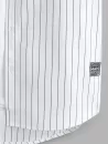 Striped California Printed Baseball Shirt