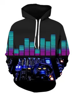 Studio Pattern Pouch Pocket Hoodie