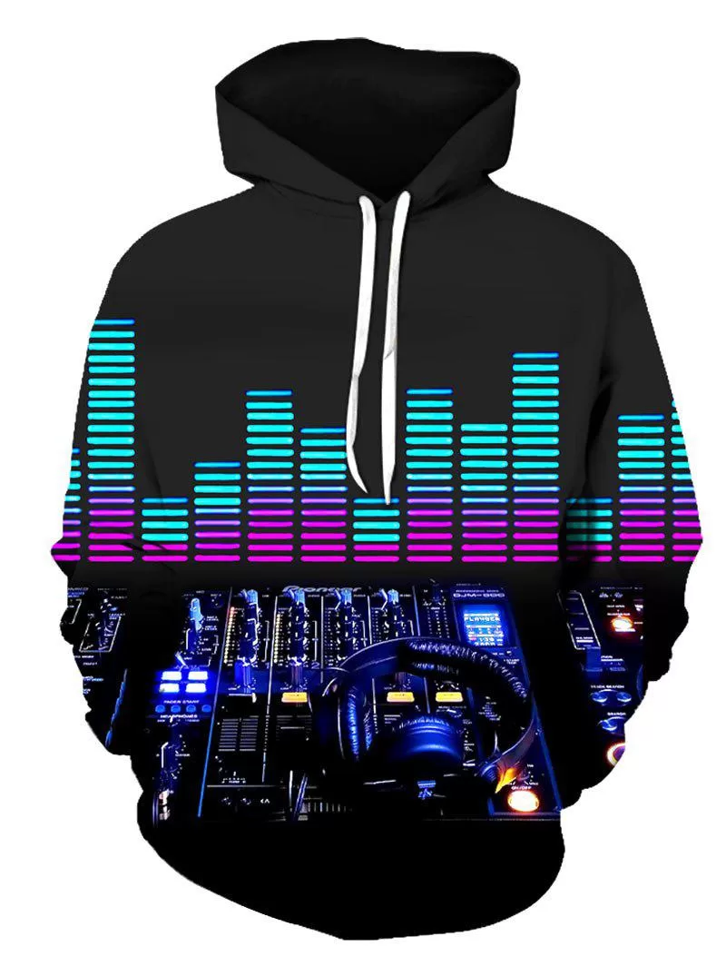 Studio Pattern Pouch Pocket Hoodie