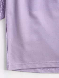 Sweat Zip Up Hoodie And Drawstring Shorts Set